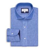 Denim Blue Linen Shirt