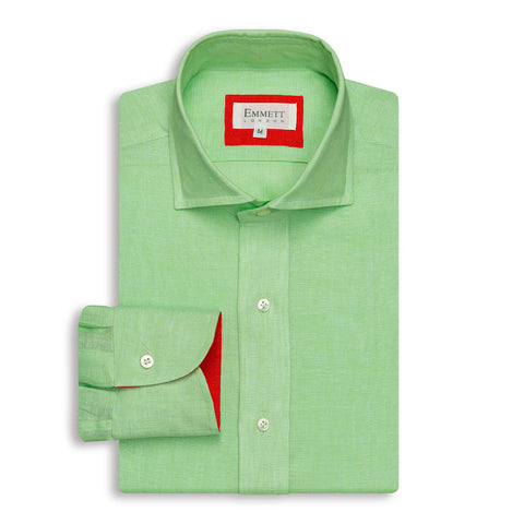 Green Linen Shirt