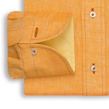 Orange Linen Shirt