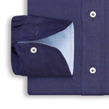 Dark Blue Linen Shirt