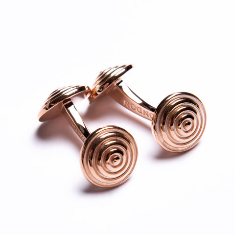 Rose Gold Cone Cufflinks