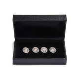 Silver Cone Dress Studs
