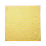 Yellow with Flowers Pocket Square