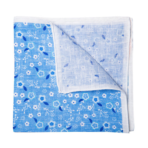 Blue Pocket Square