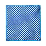 Navy Check Pocket Square