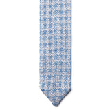 Sky Blue and White Tie