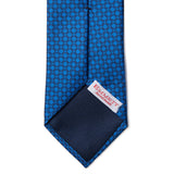 Blue with Navy Square Tie