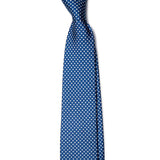 Navy with White Dot Tie