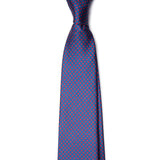 Navy with Red Dot Tie