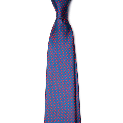 Navy with Red Dot Tie