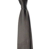 Brown with Navy Dot Tie