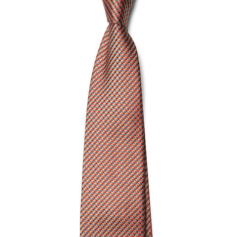 Orange with Green Dot Tie