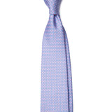 Blue with Pink Dot Tie