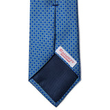 Blue with Blue Circle Tie