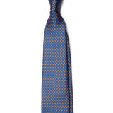 Blue with Orange Dot Tie