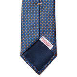 Blue with Orange Dot Tie