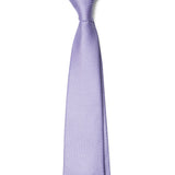 Purple with White Print Tie