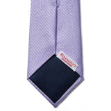 Purple with White Print Tie