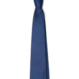 Navy with Black Print Tie