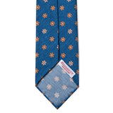 Blue Yellow Flowers Tie