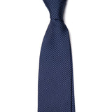 Navy White Tiny Spot Tie
