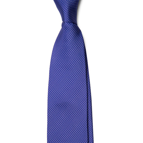 Purple White Tiny Spot Tie