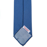 Blue White Tiny Spot Tie