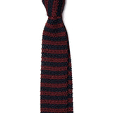 Red and Navy Stripe Tie
