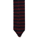 Red and Navy Stripe Tie